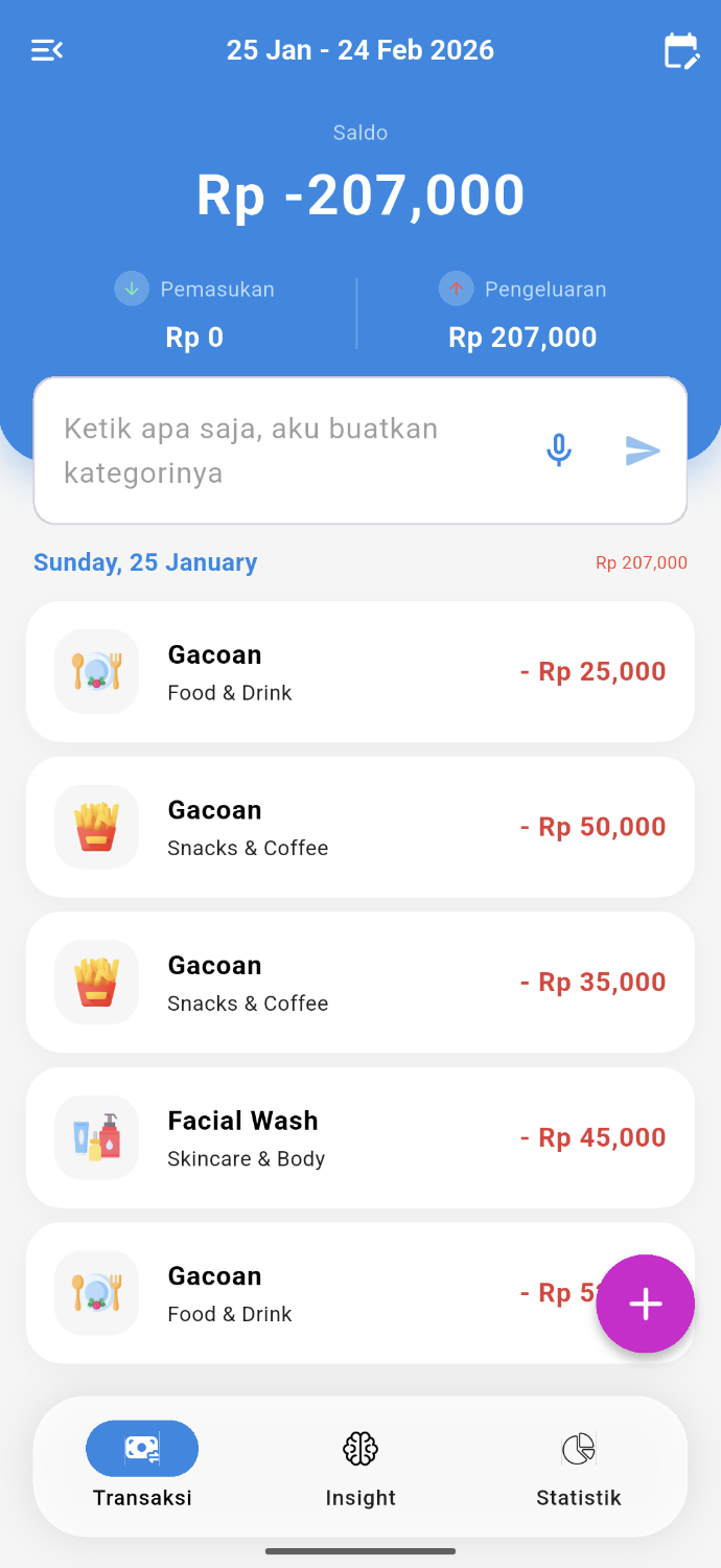 Neurabook AI Expense Tracker Automatic Insights UI